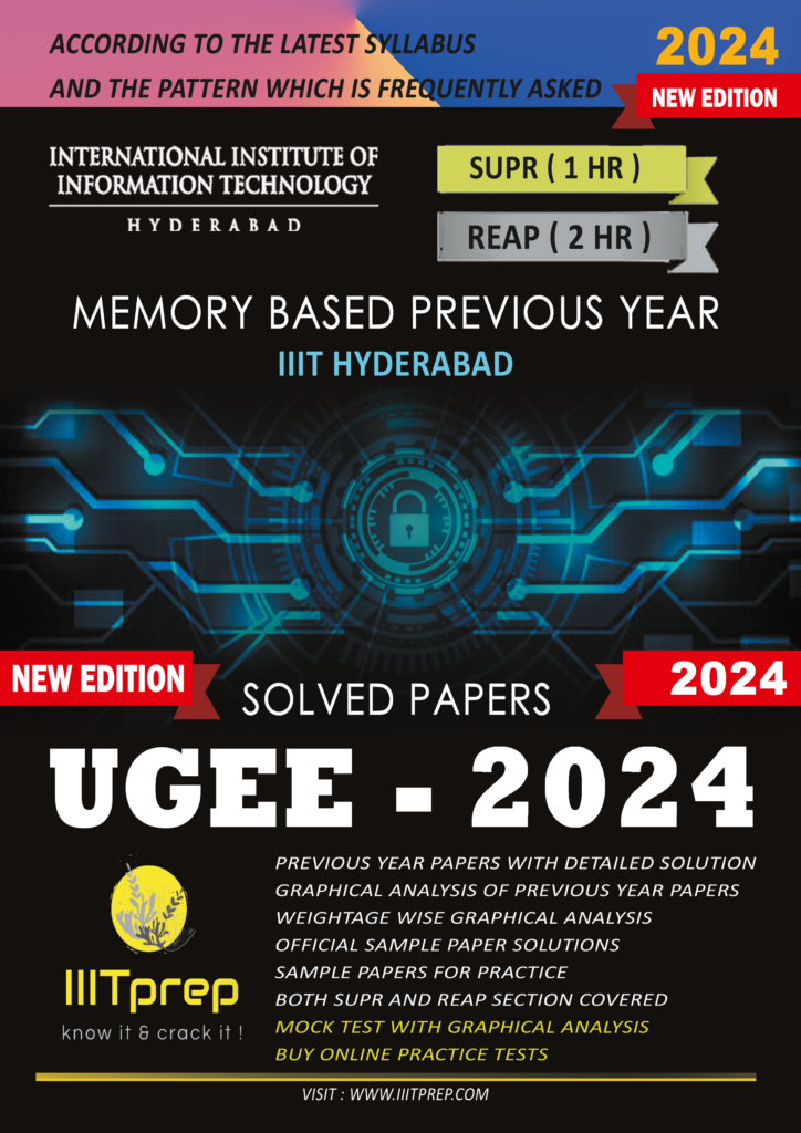 IIITprep UGEE Previous Paper Book 2024