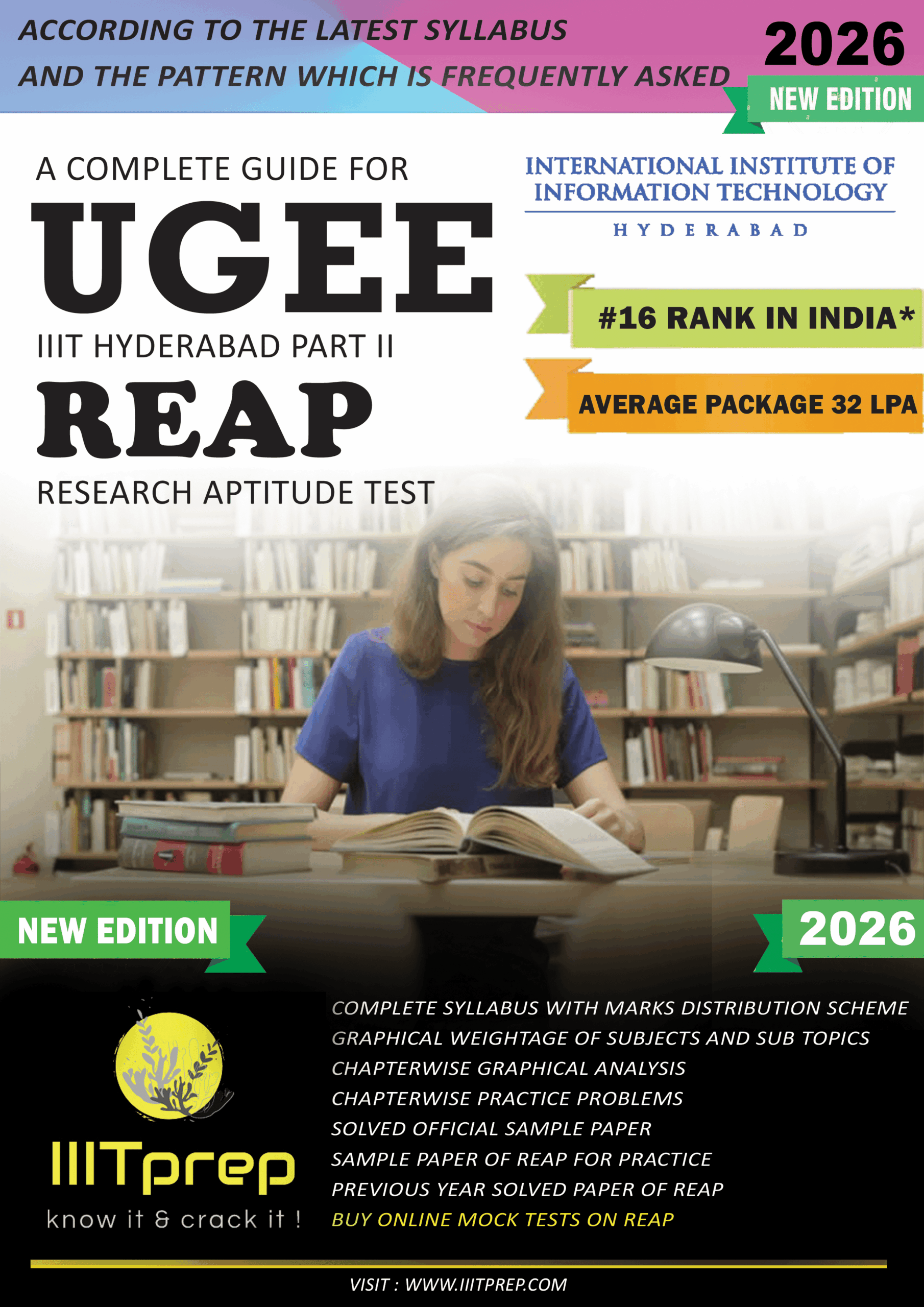 IIITprep UGEE REAP Book 2024 IIIT Hyderabad