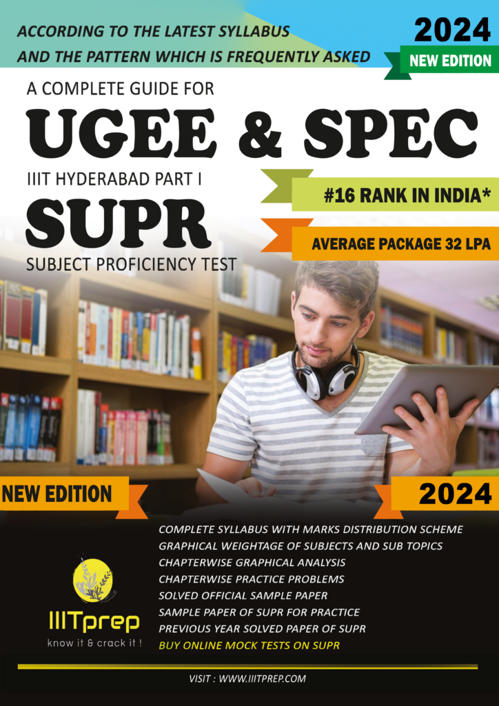 IIITprep UGEE SUPR Book 2024 IIIT Hyderabad
