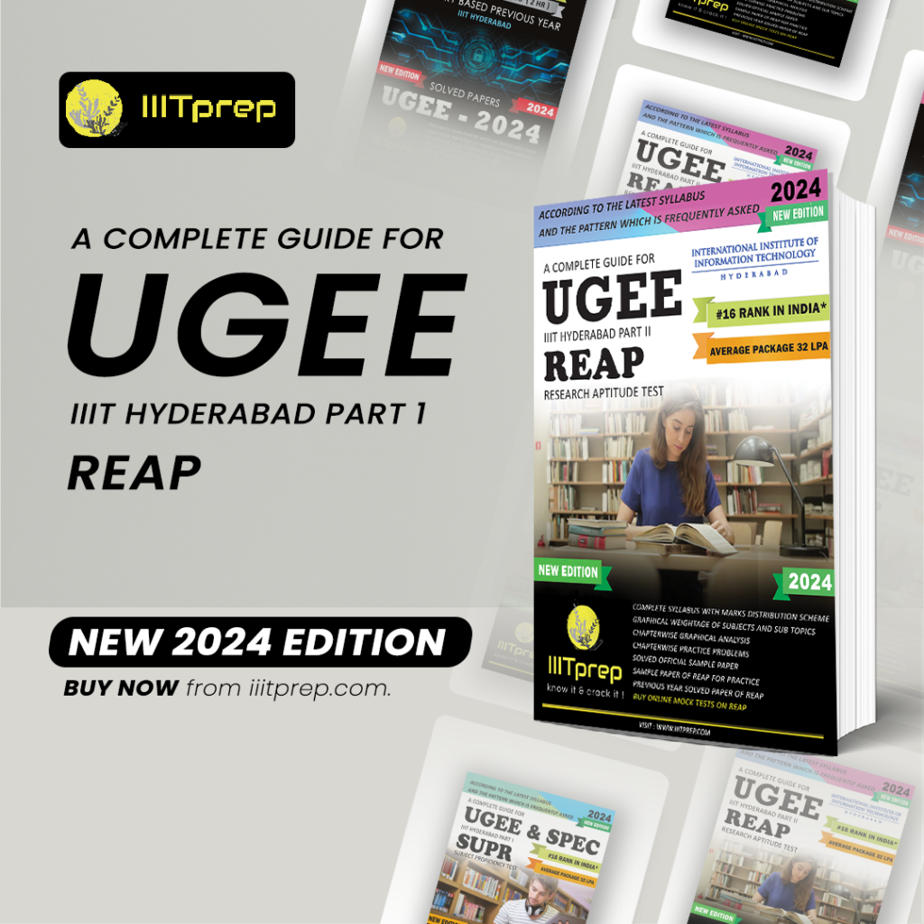 UGEE REAP Book 2024 - IIITprep